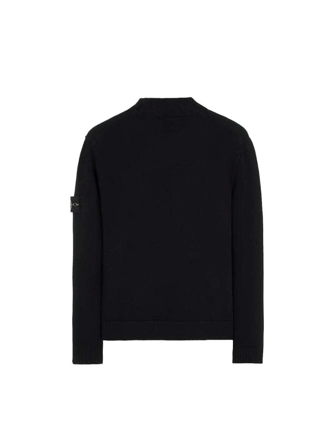 Ribbed Turtleneck In Wool With Iconic Logo