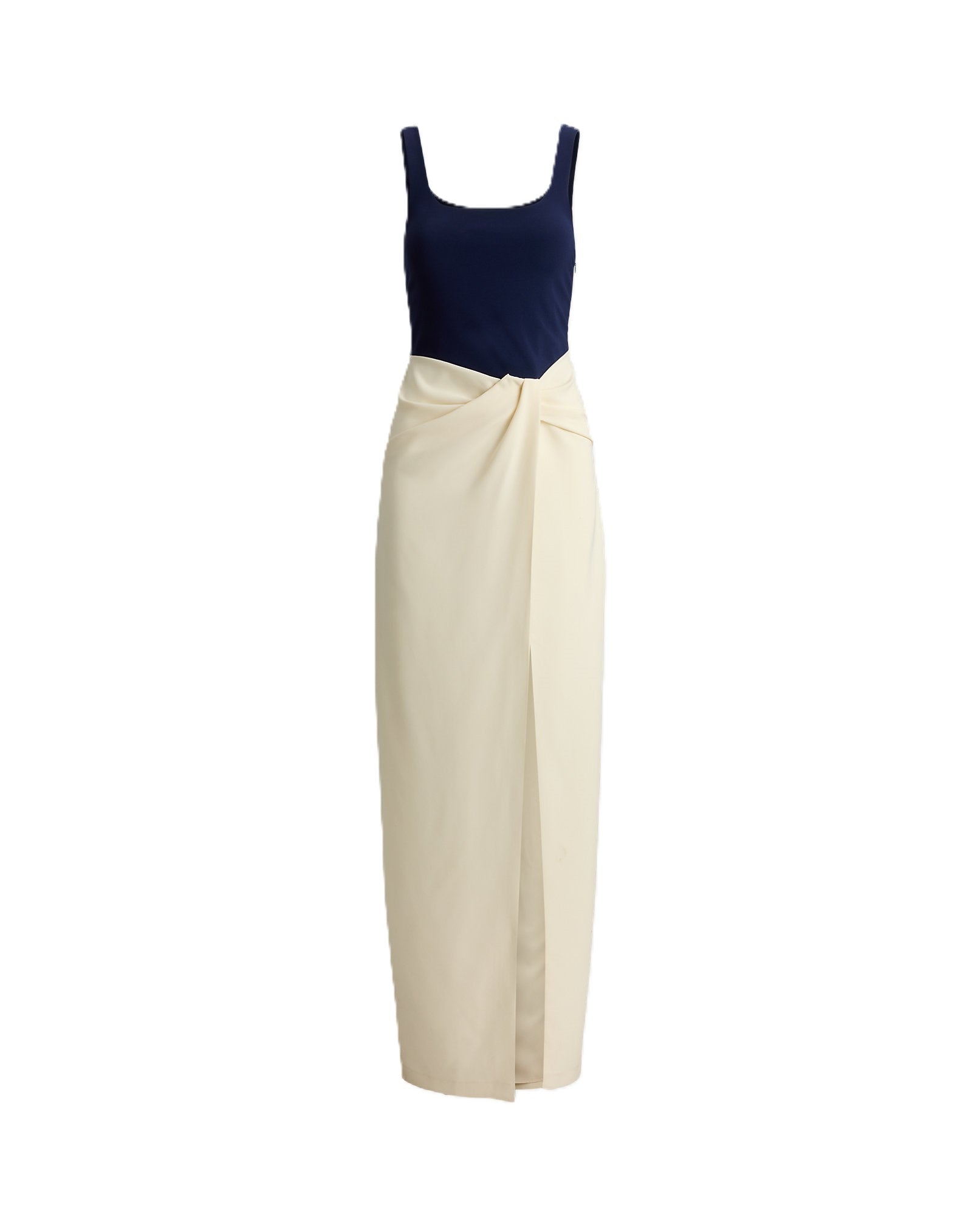 Natural Double Crepe Slim Dress
