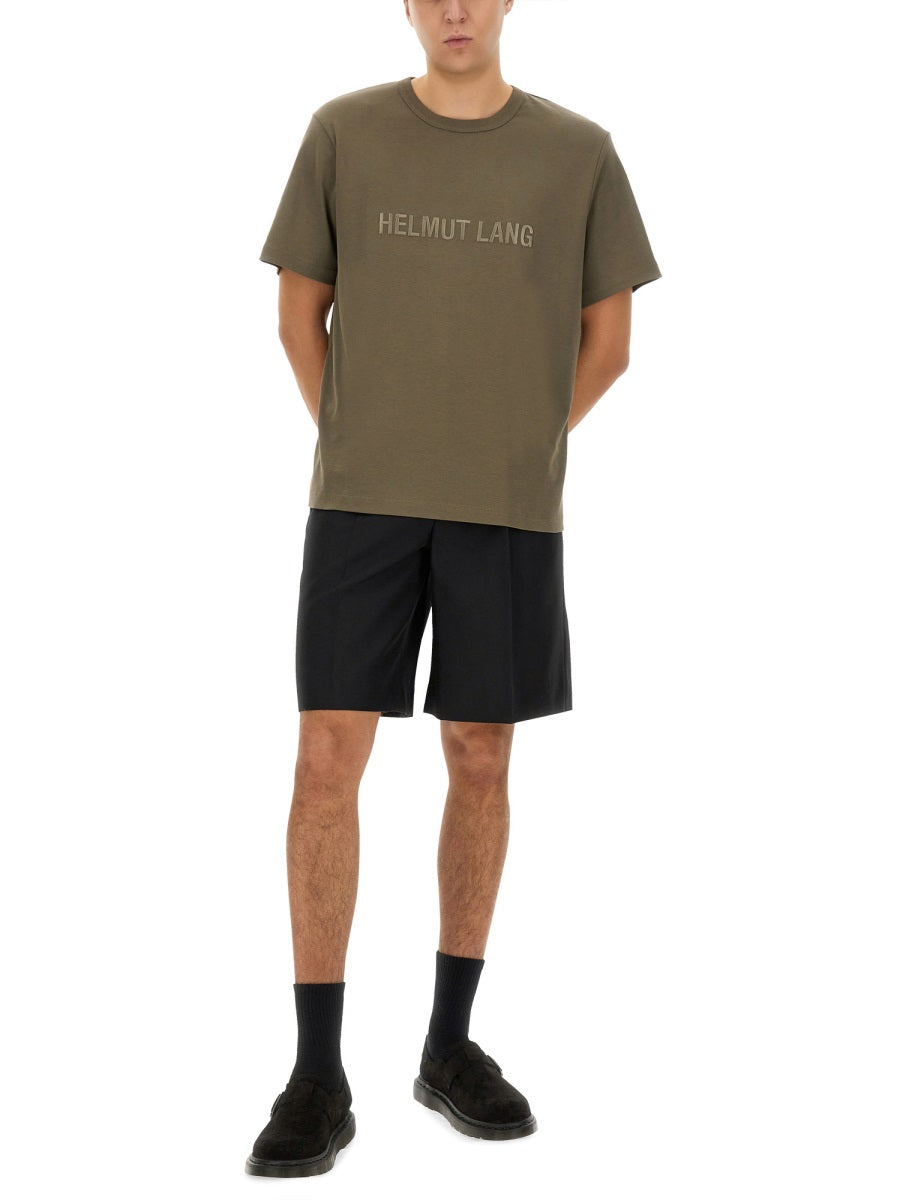 Regular Fit T-Shirt with Tonal Logo Embossing