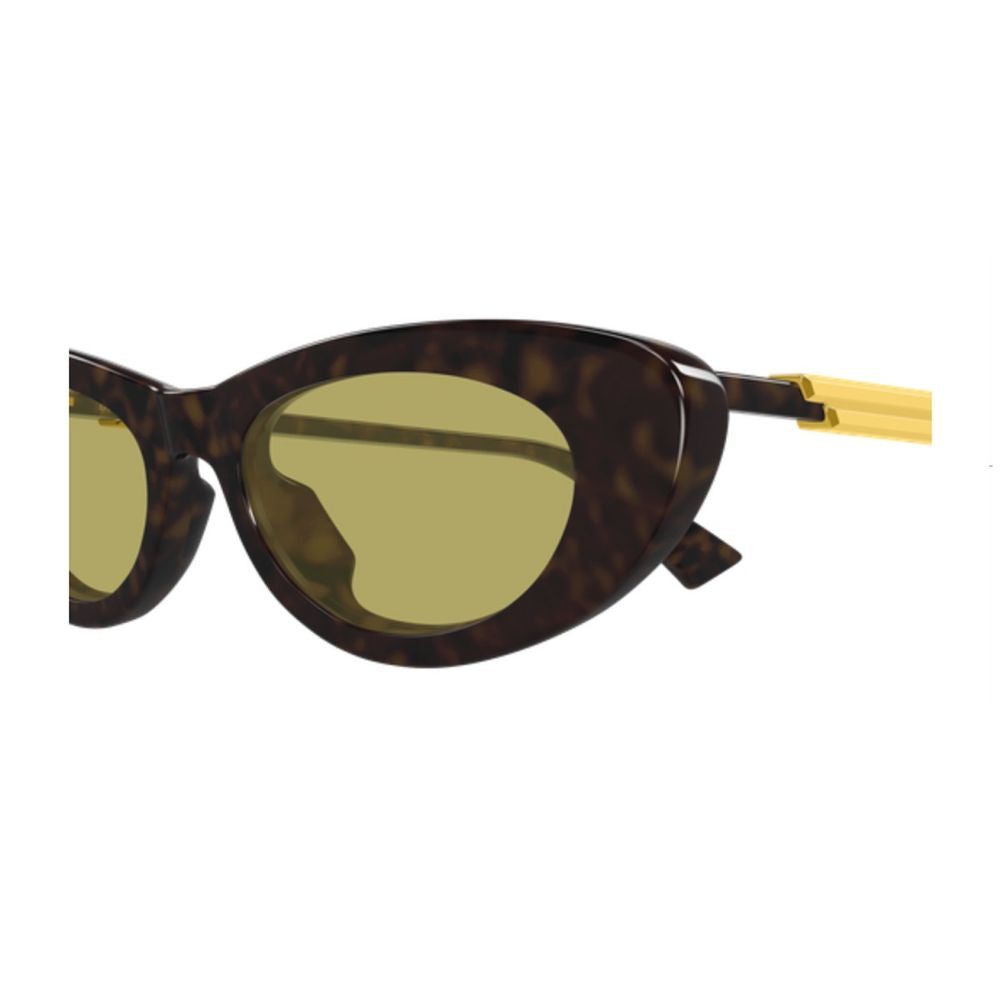 Oval Frame Sunglasses With Gold-Tone Ribbon Detail