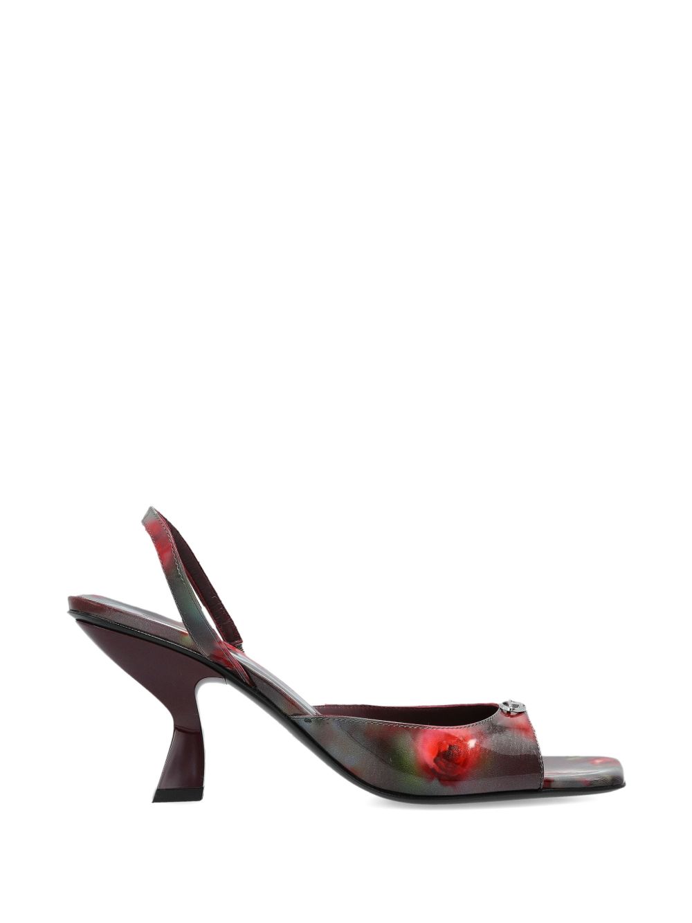 Slingback Sandals With Sculptured Heel
