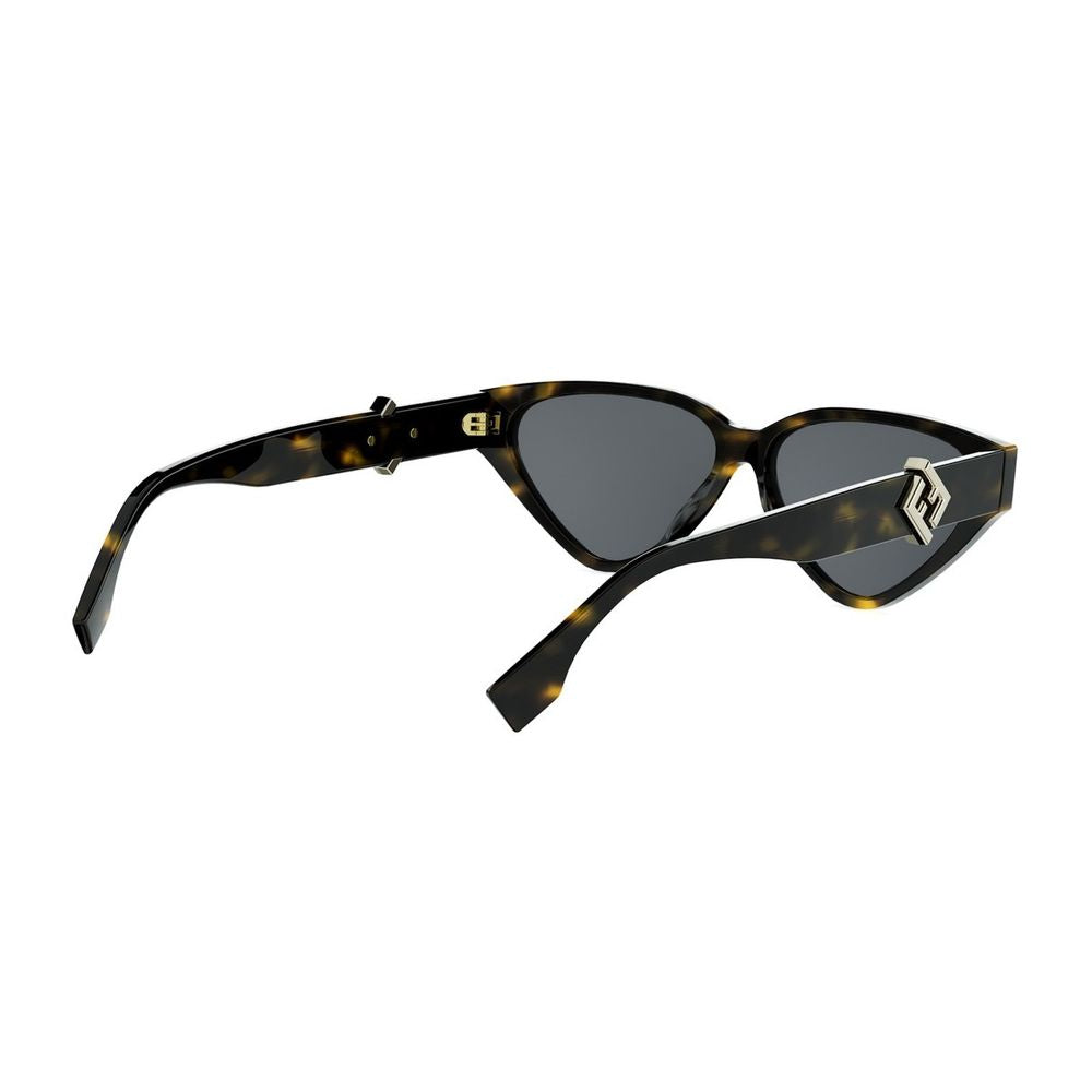 Ff Diamonds Triangular Cat-Eye Acetate Sunglasses