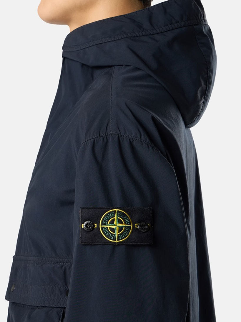 Boxy Short Parka With Front Zipper Closure