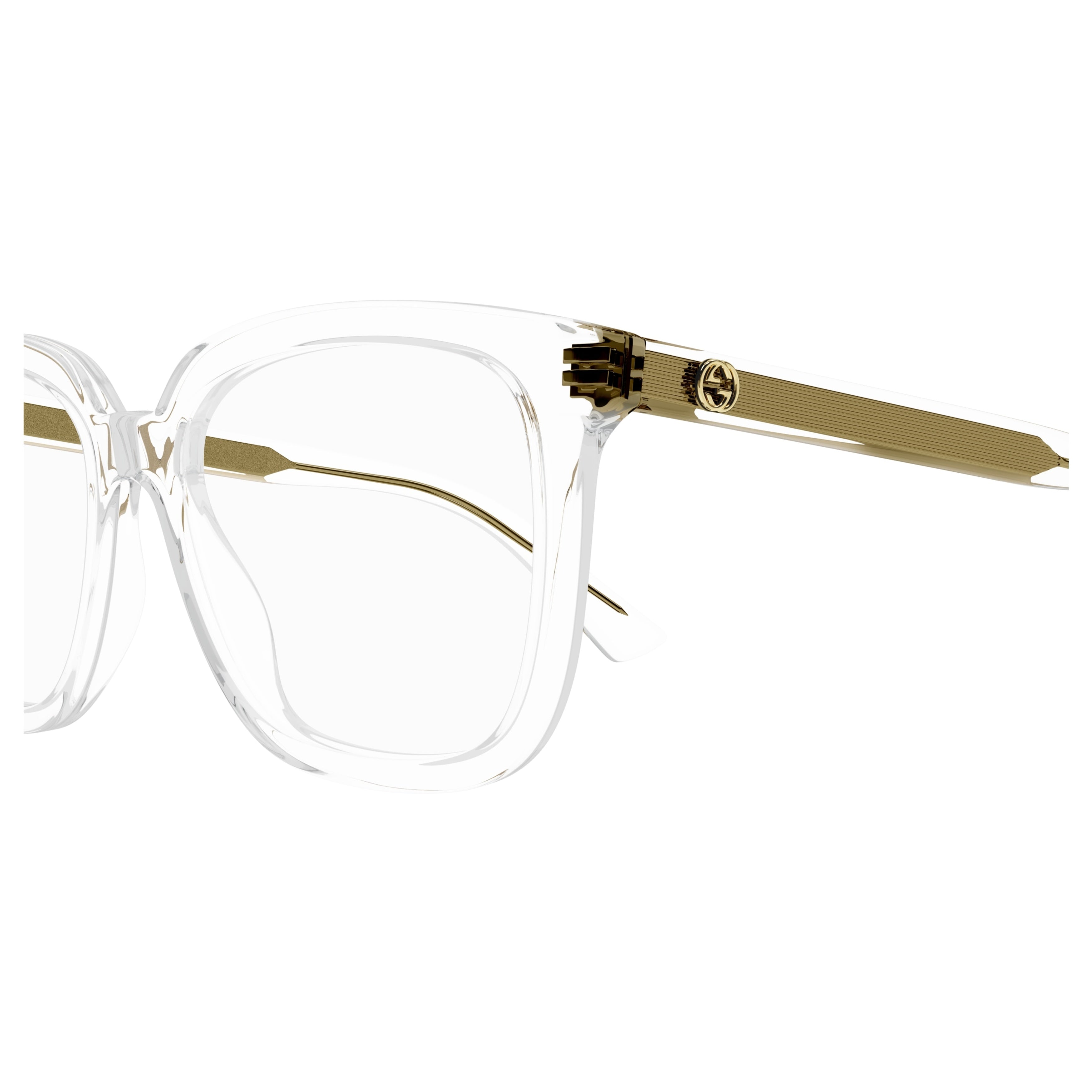 Gg1319o Transparent Square Eyeglasses