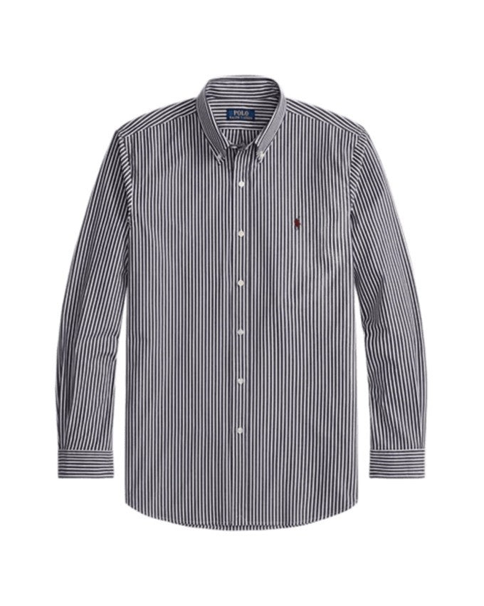 Poplin Stripe Casual Shirt