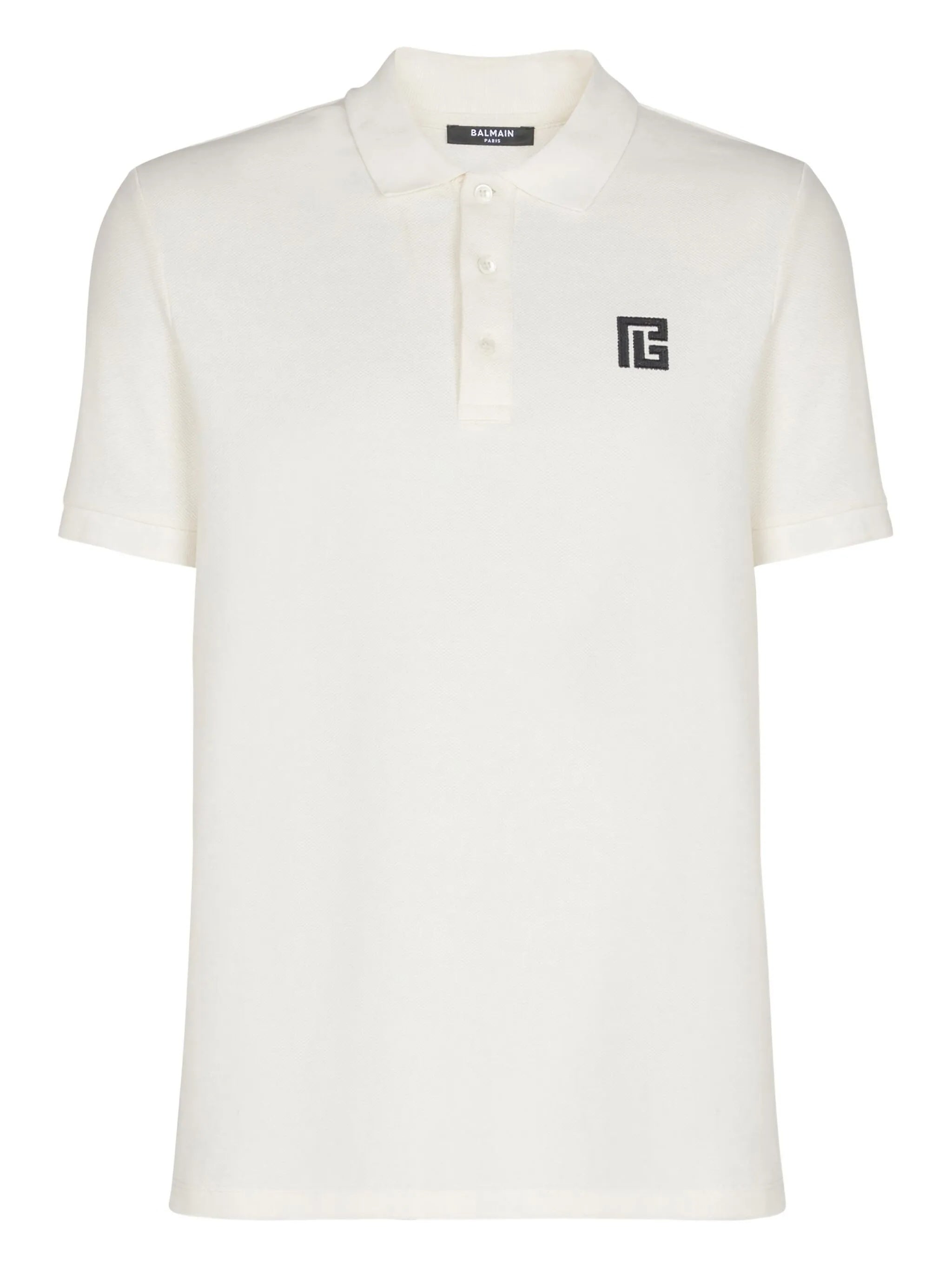 White Classic Ss Cotton Polo Shirt