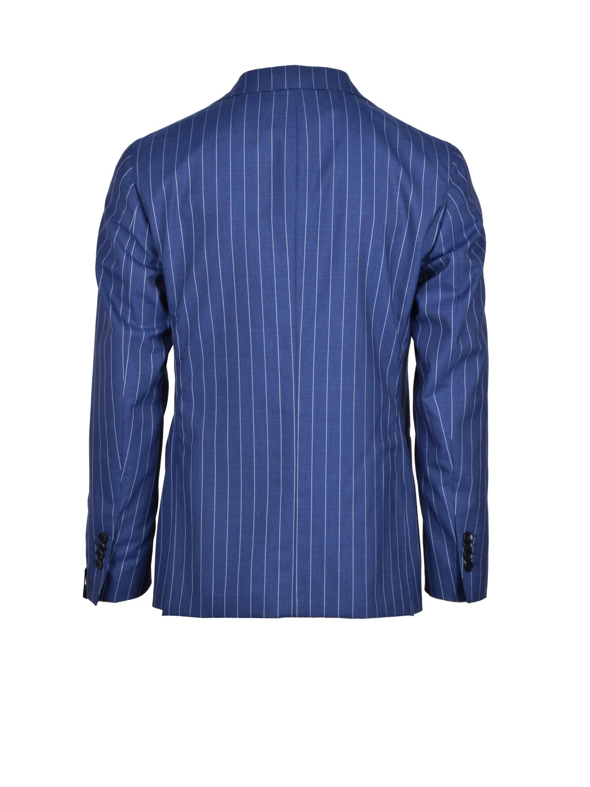 Blue Virgin Wool Sartorial Men Suit