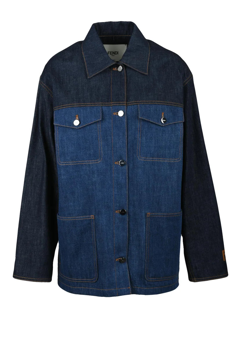 Rigid Denim Jacket - Blue