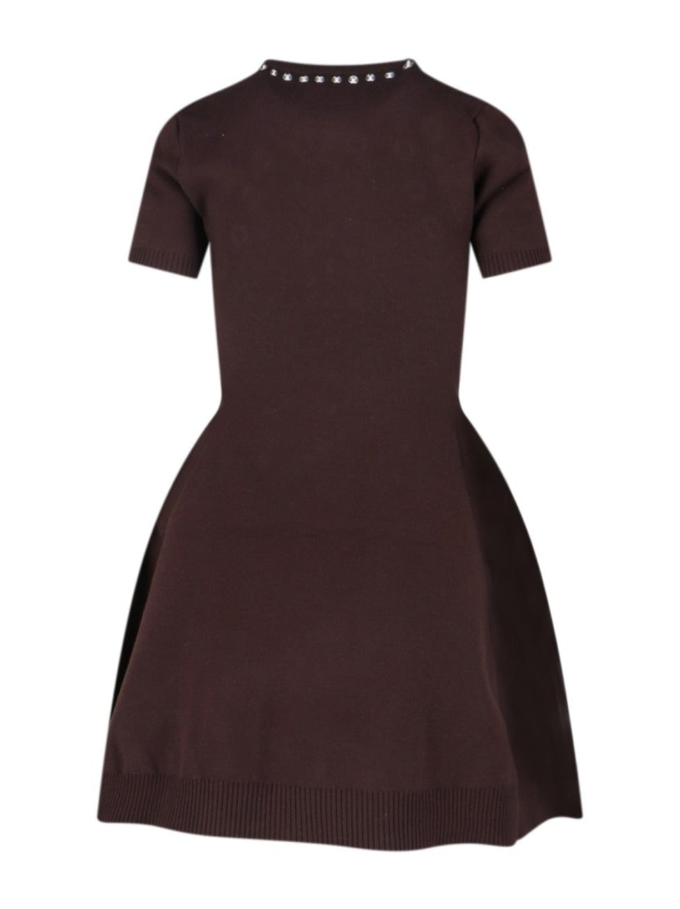 "Snap" Midi Dress Brown