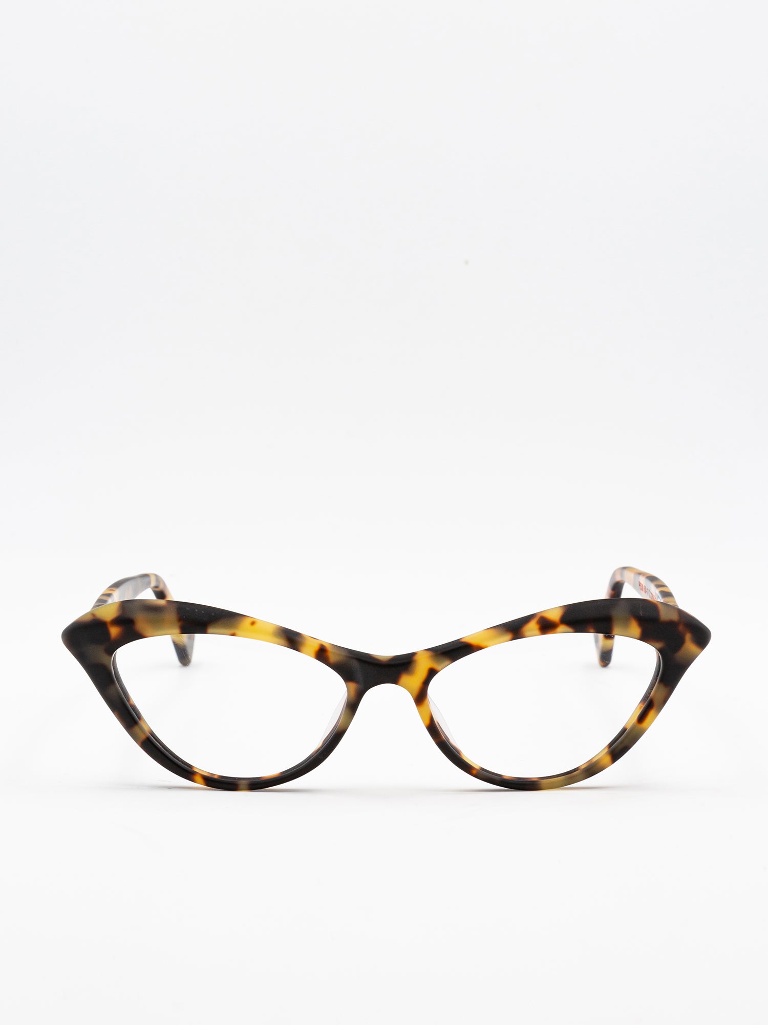 Cat-Eye Optical Frames with Multicolor Tortoiseshell Design