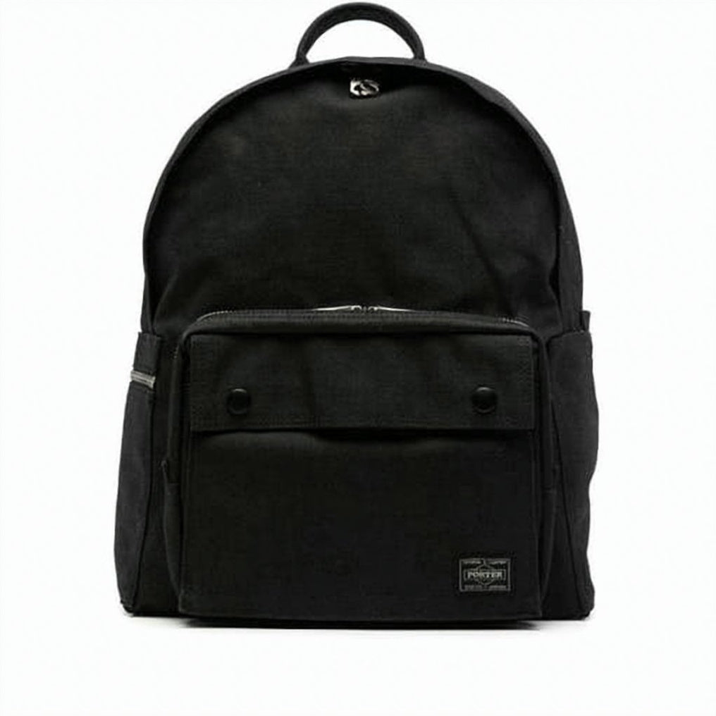 Minimalist Black Backpack With Cordura Fabric And Functional Design