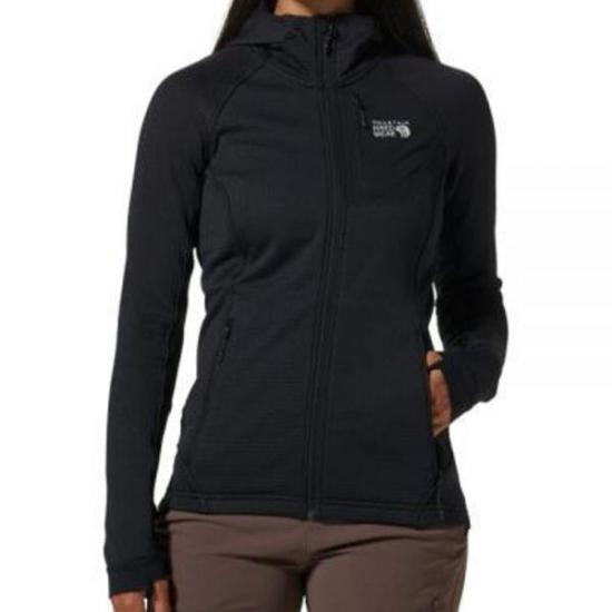 Fitted Activewear Jacket With Hood And Textured Fabric