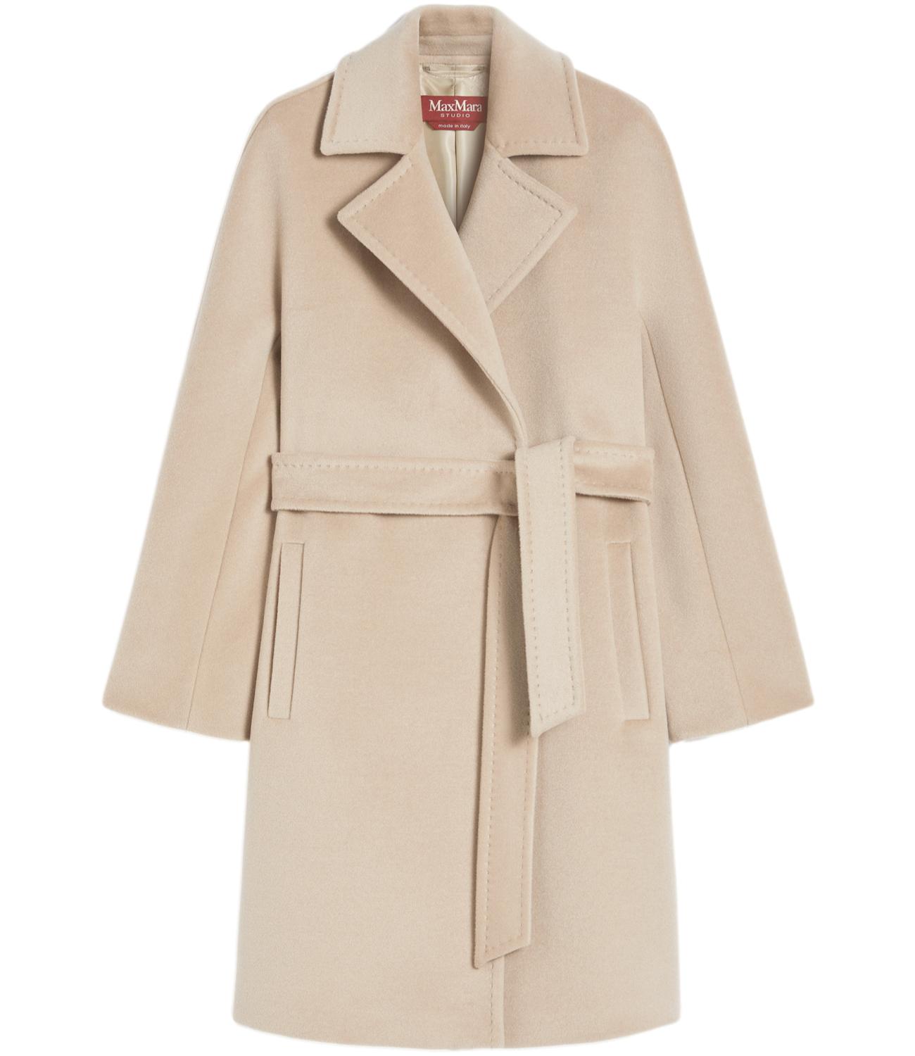 Classic Beige Virgin Wool Scire Coat