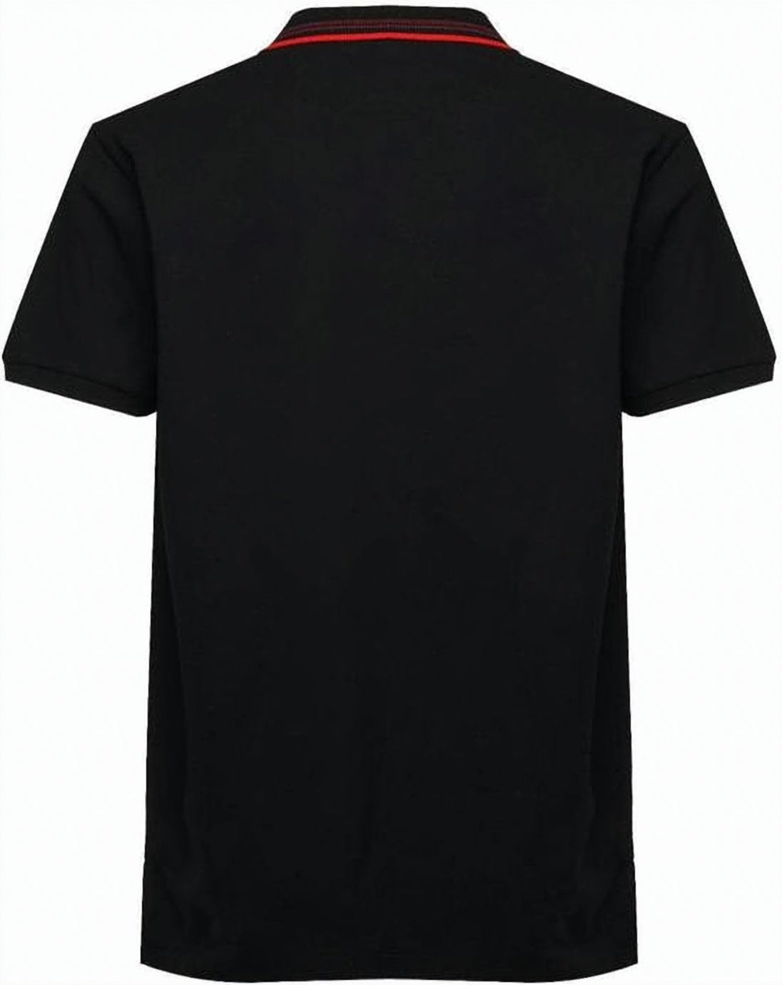 Ribbed Collar Polo Shirt