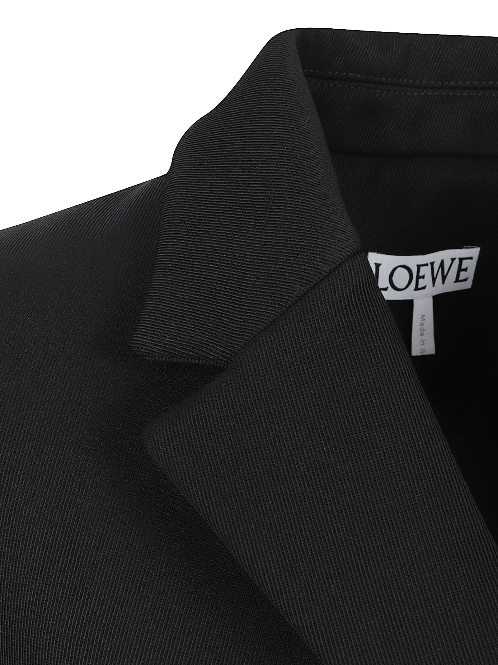 Tailored Black Jacket With Notched Lapel