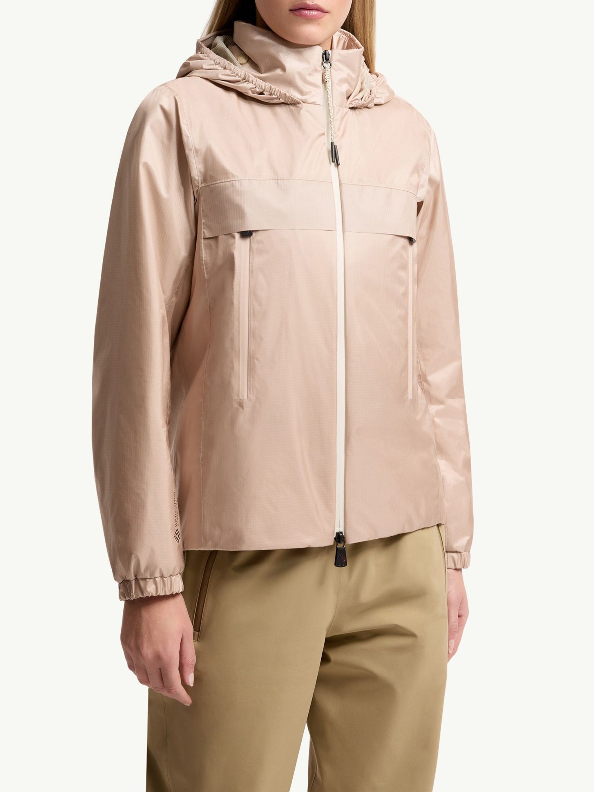 Neutral Fergana Hooded Casual Jacket