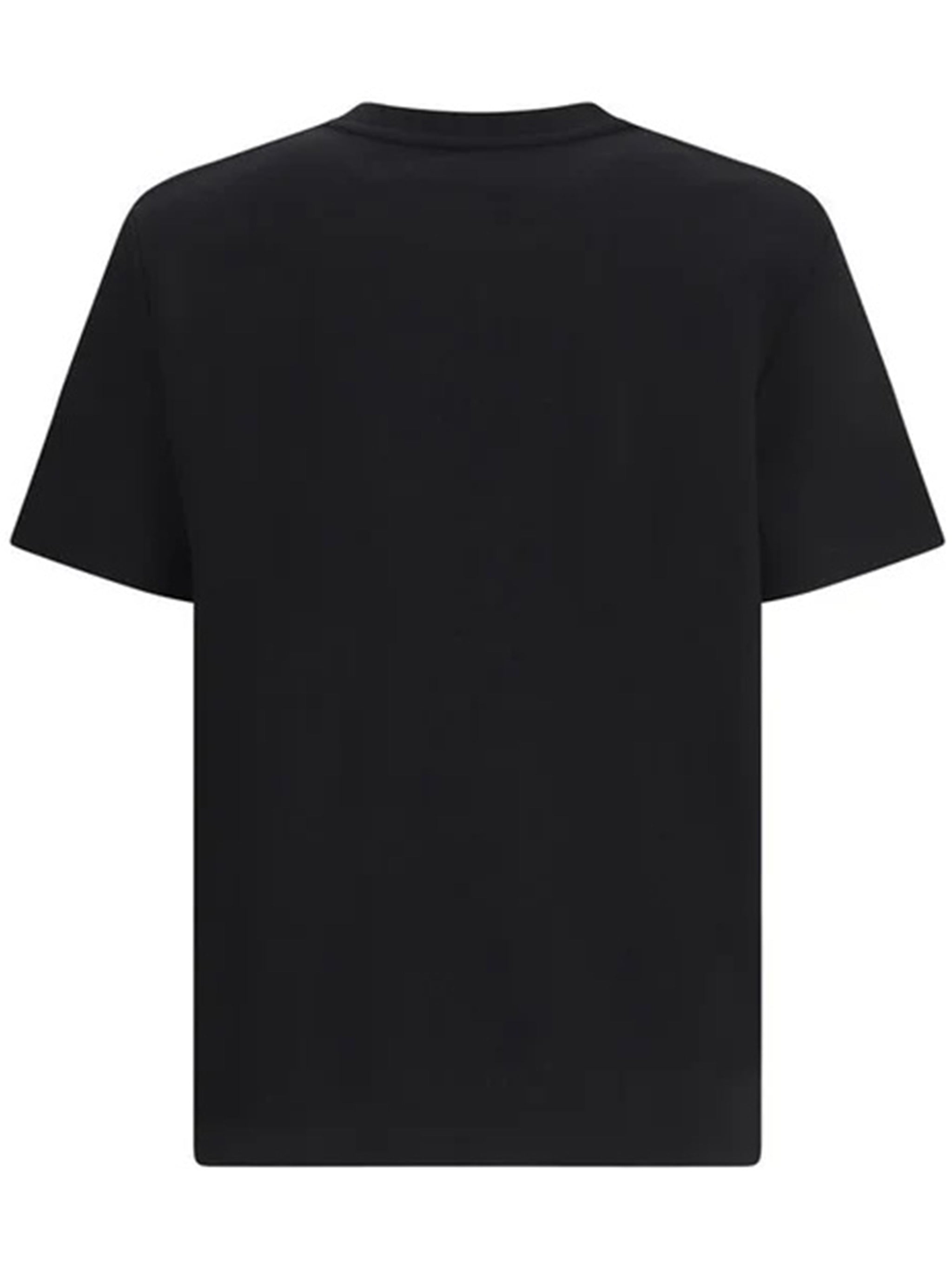 Black Loose Ss Boxy Logo T-Shirt