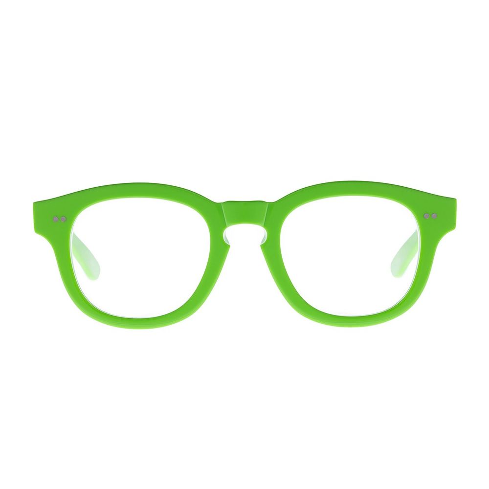 T070 Phantos-Shape Fluorescent Green Acetate Eyewear