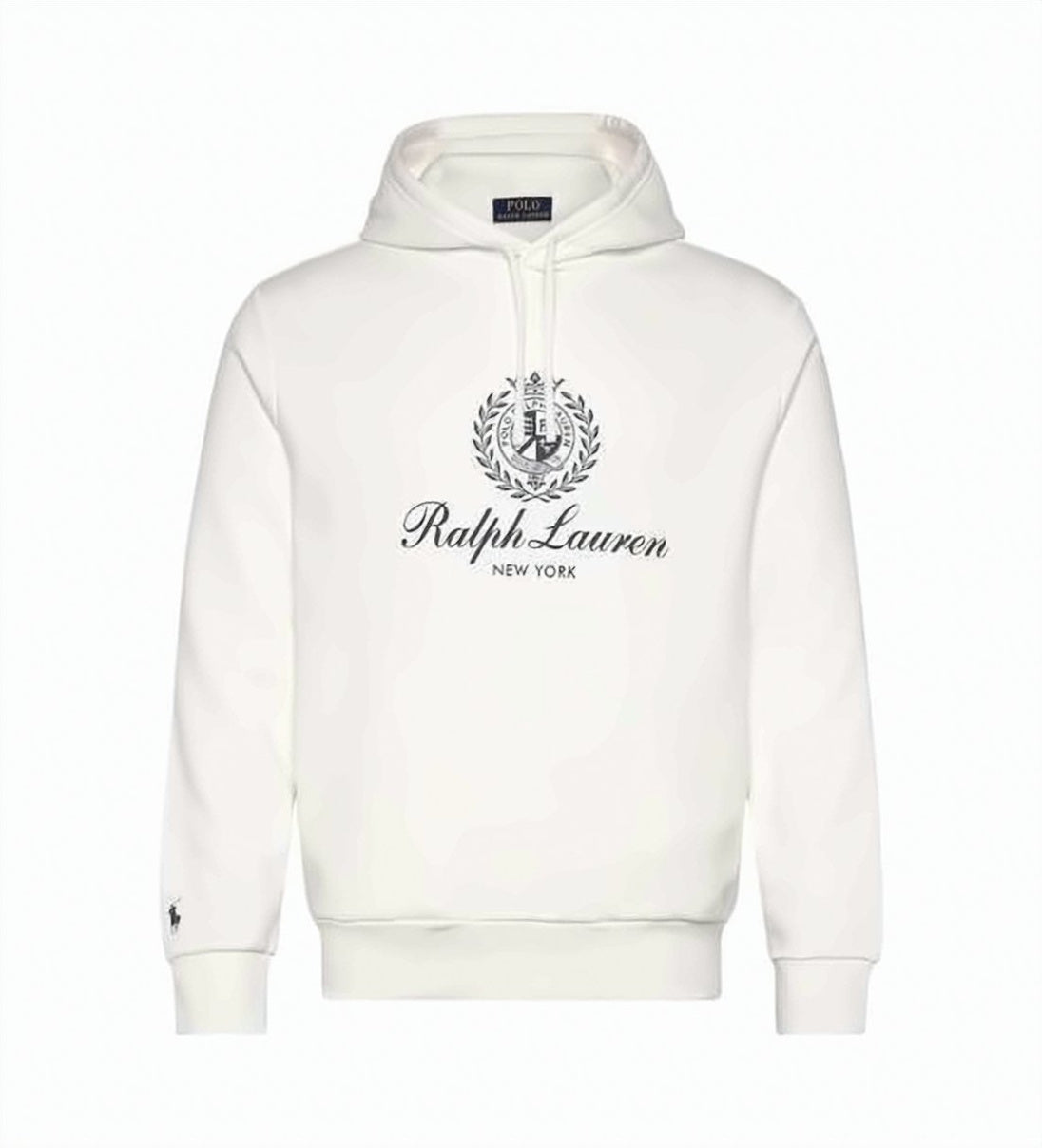 Classic White Hoodie with Drawstring Hood
