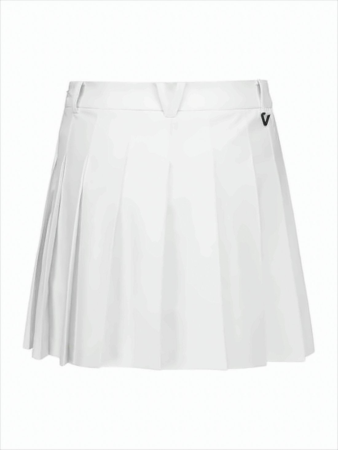 Pleated Mini Skirt with Structured Silhouette