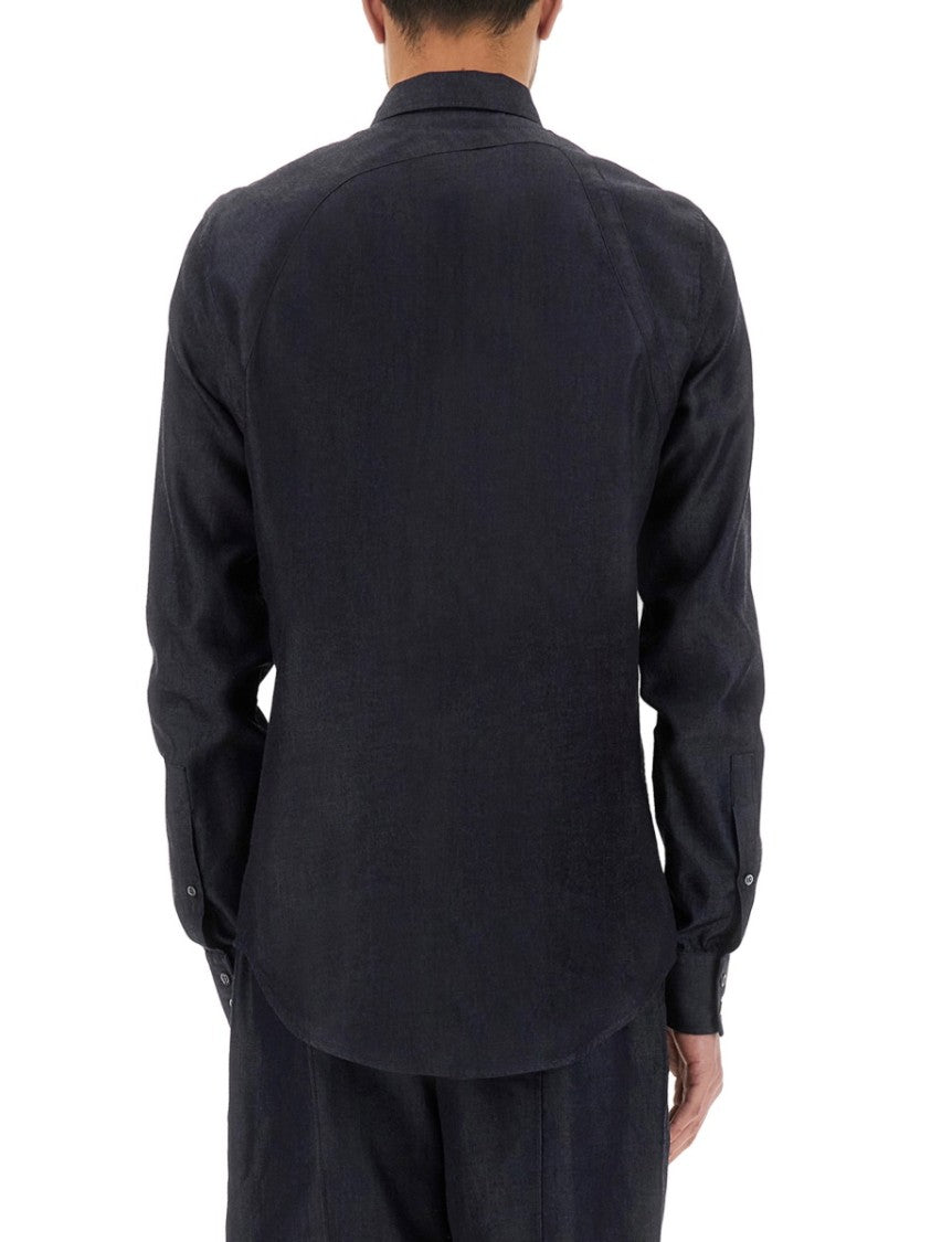 Harness Shirt With Unique T Buckle Detail