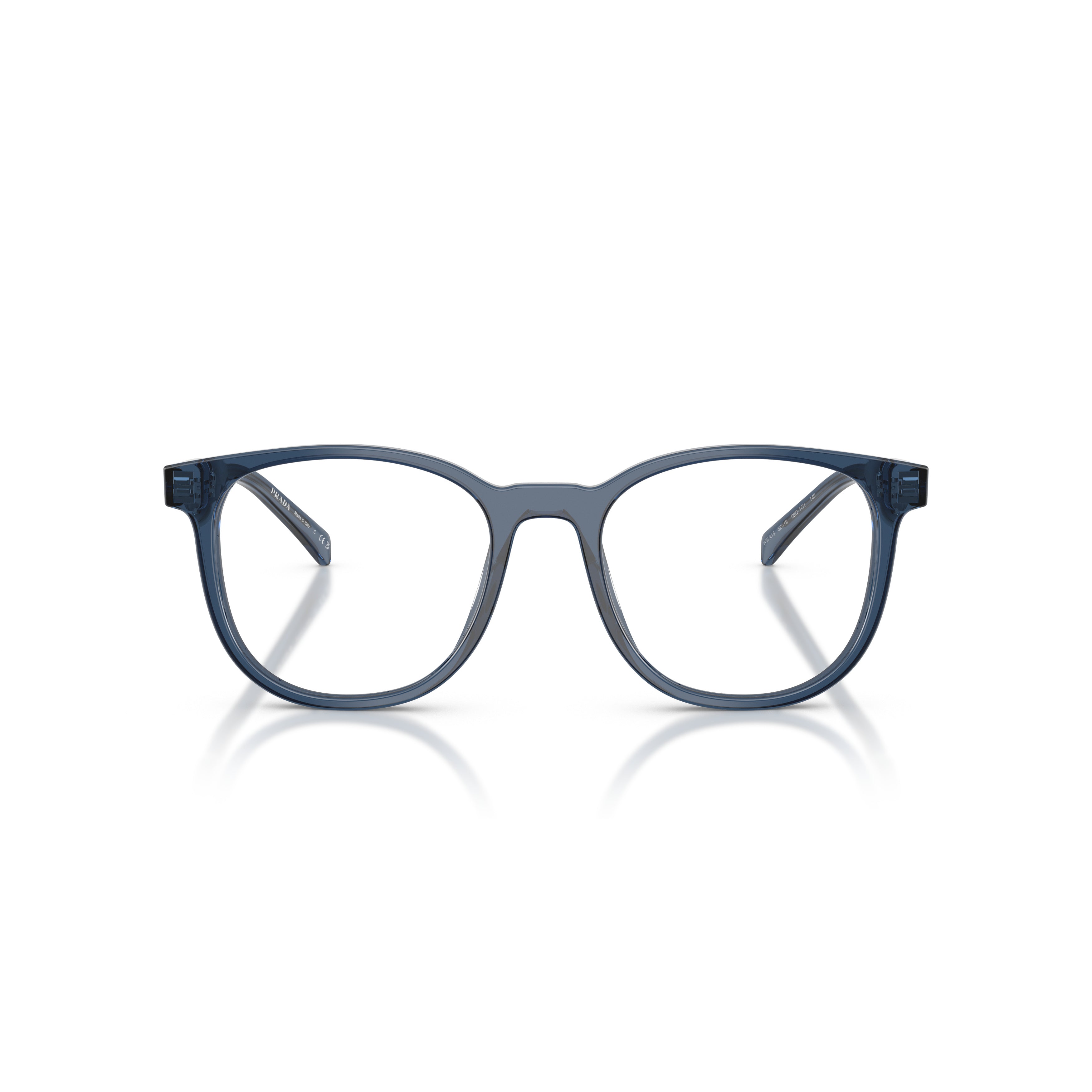 0pr A15v Translucent Acetate Square Frame Eyeglasses
