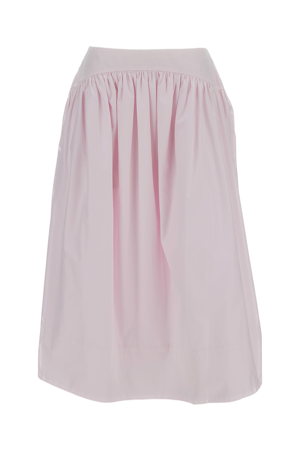 Pink Babsque Cotton Basque Skirt