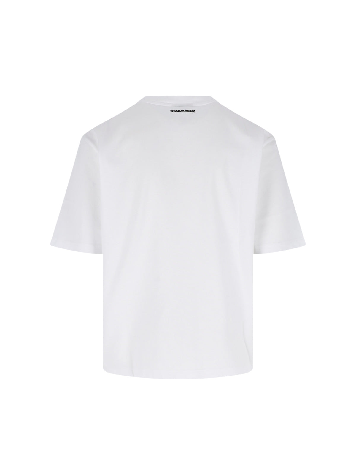 White ICONique Logo Crew Neck T-Shirt