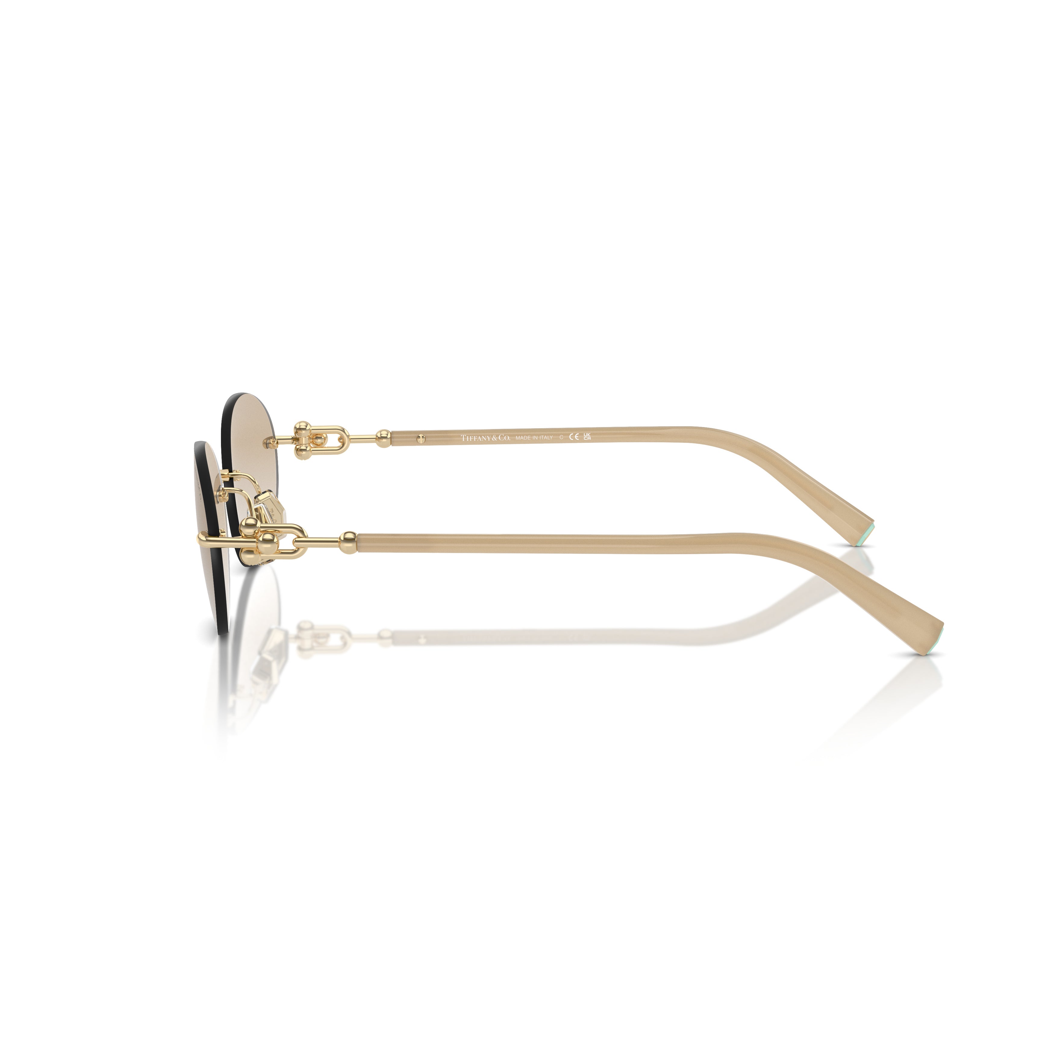 0tf3104d Oval Rimless Sunglasses