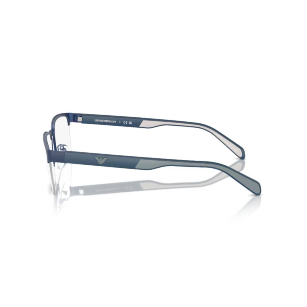 0ea1162 Rectangular Semi-Rimless Metal Sunglasses with Adjustable Nose Pads