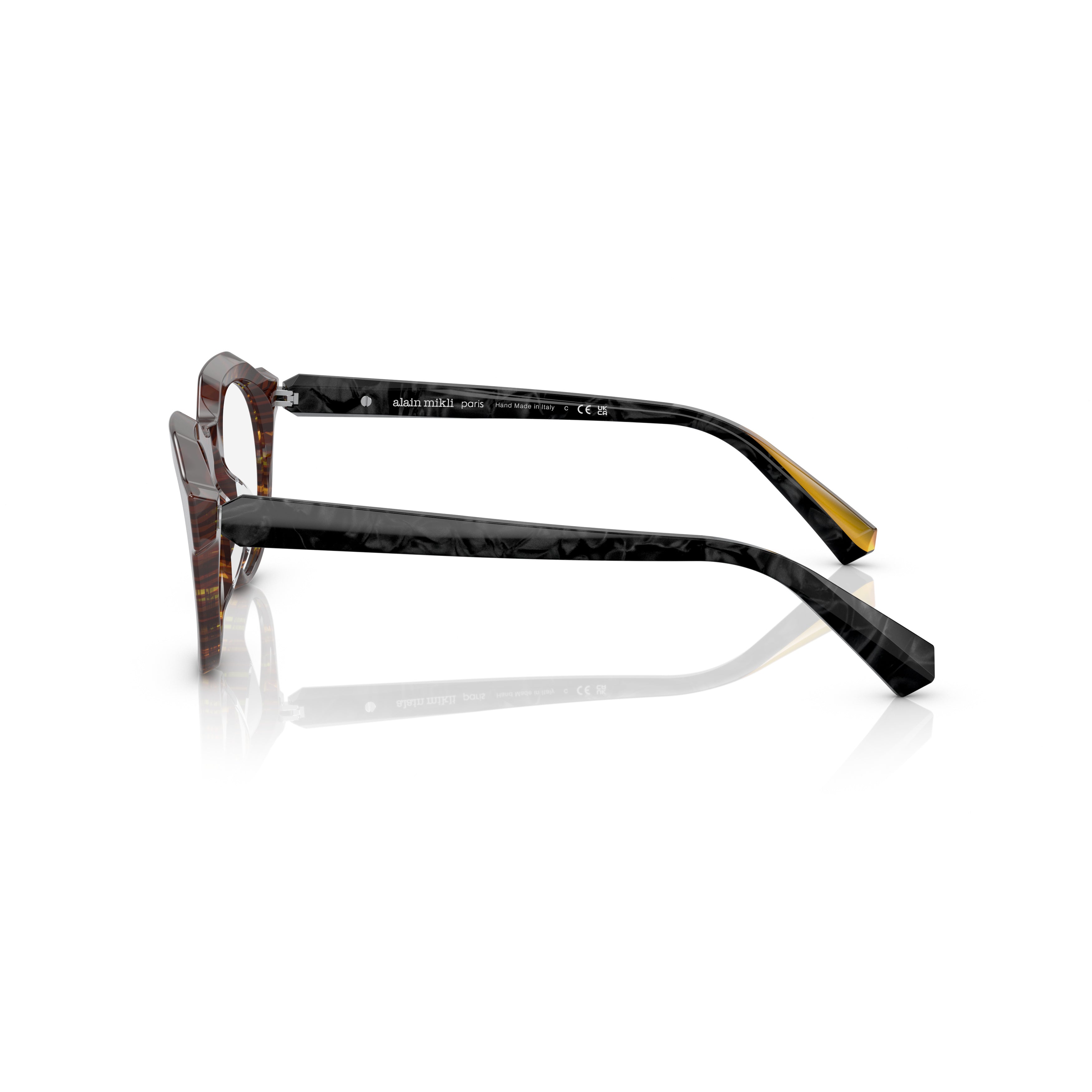 3156 Vista Bold Round Tortoiseshell Sunglasses with Geometric Edge
