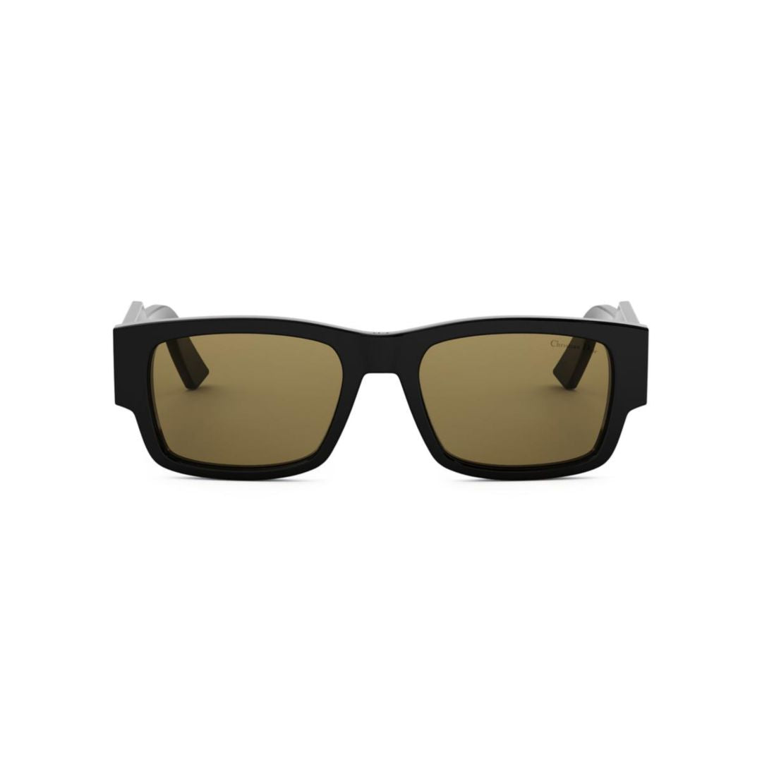 Christian Label S1i Bold Rectangular Frame Sunglasses
