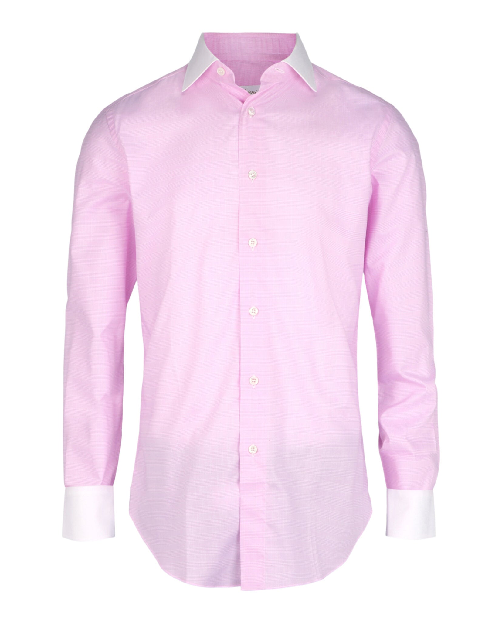 Slim-Fit Houndstooth Dress Shirt