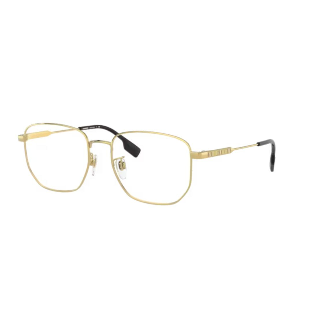 0be1352d Square Gold-Toned Metal Frame Eyeglasses