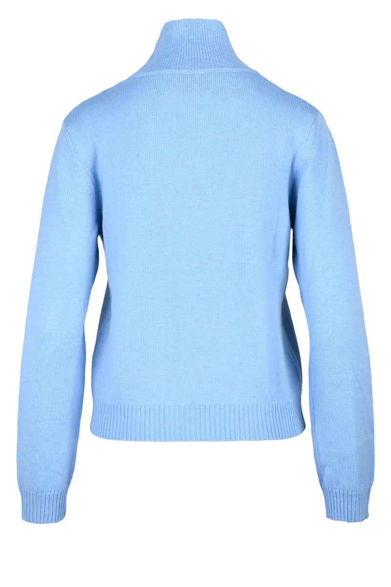 Turtleneck Sweater - Light Blue