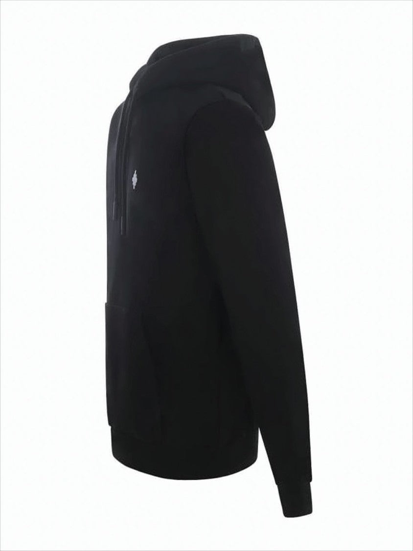 Classic Pullover Black Hoodie with Adjustable Drawstring