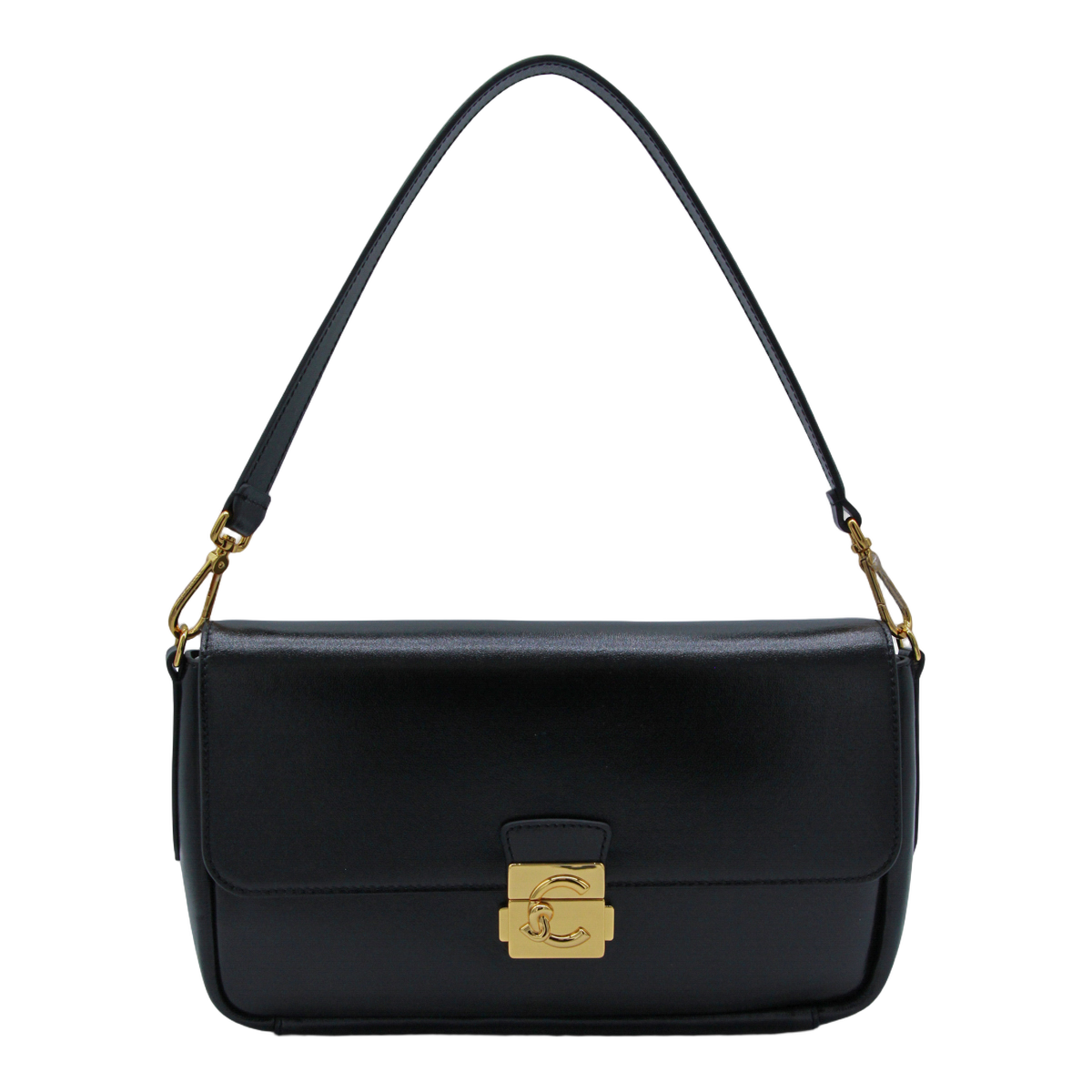 Rectangular Black Handbag