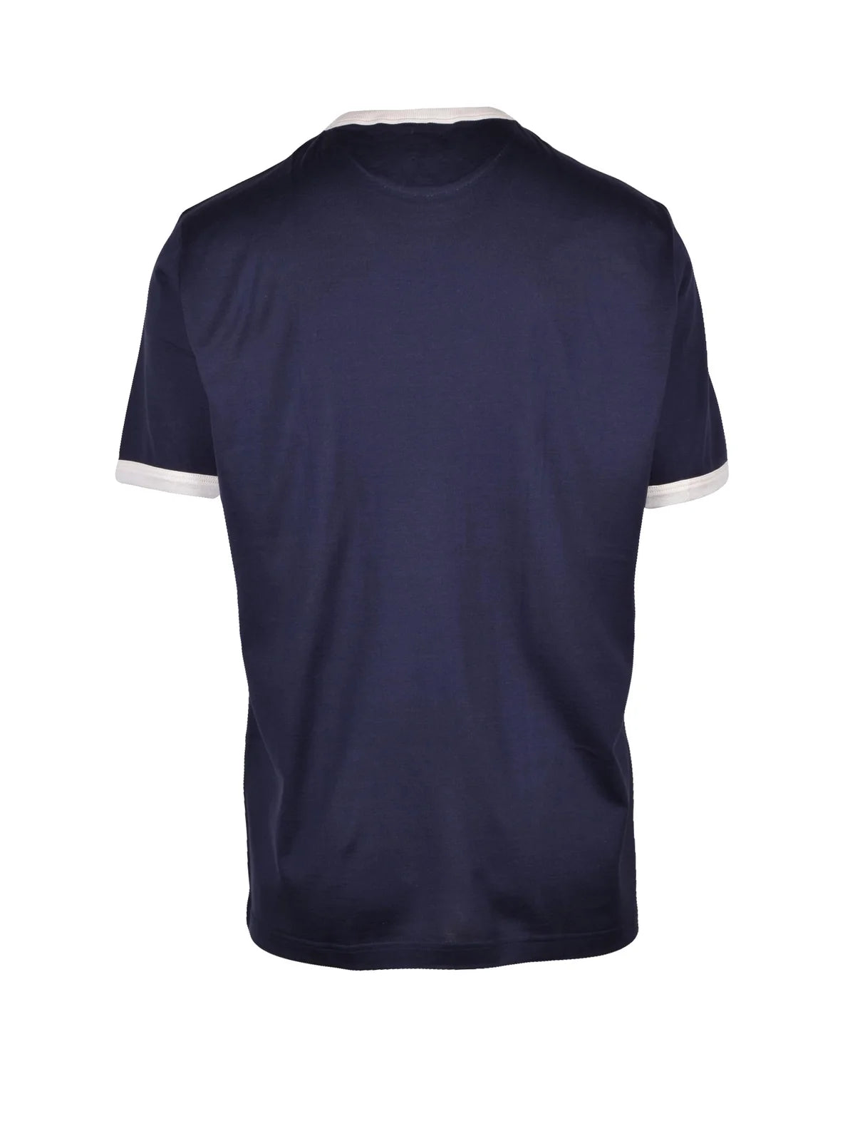 Blue Men Cotton T-shirt