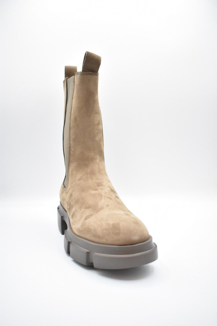 Beige Nabuk Boots