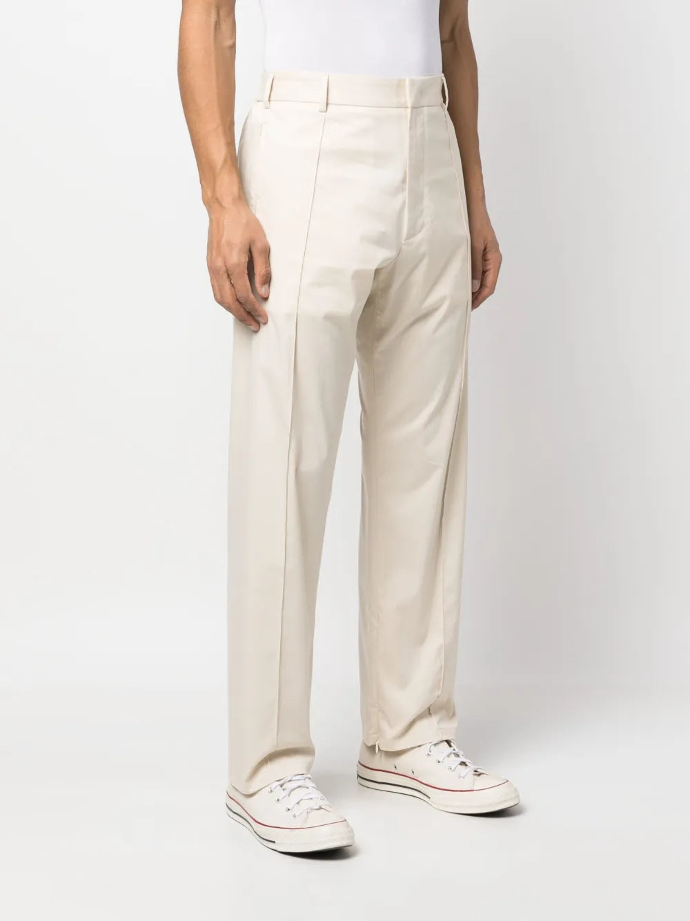 Straight-Cut Trousers With Clean Lines And Minimal Detailing