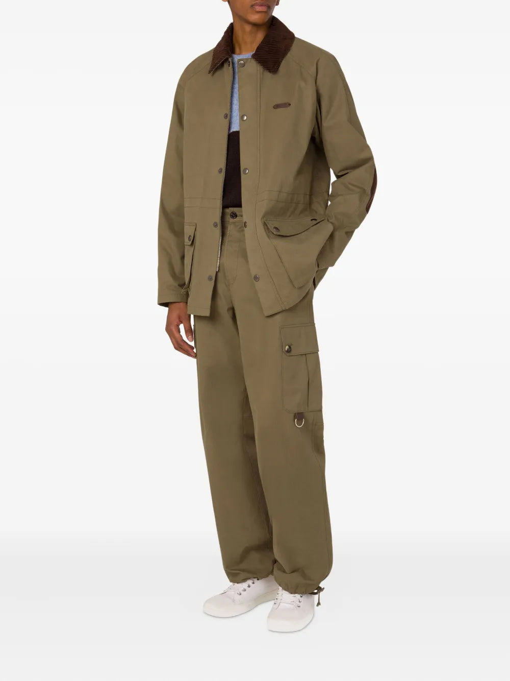 Structured Men's Capospalla Outerwear with Design