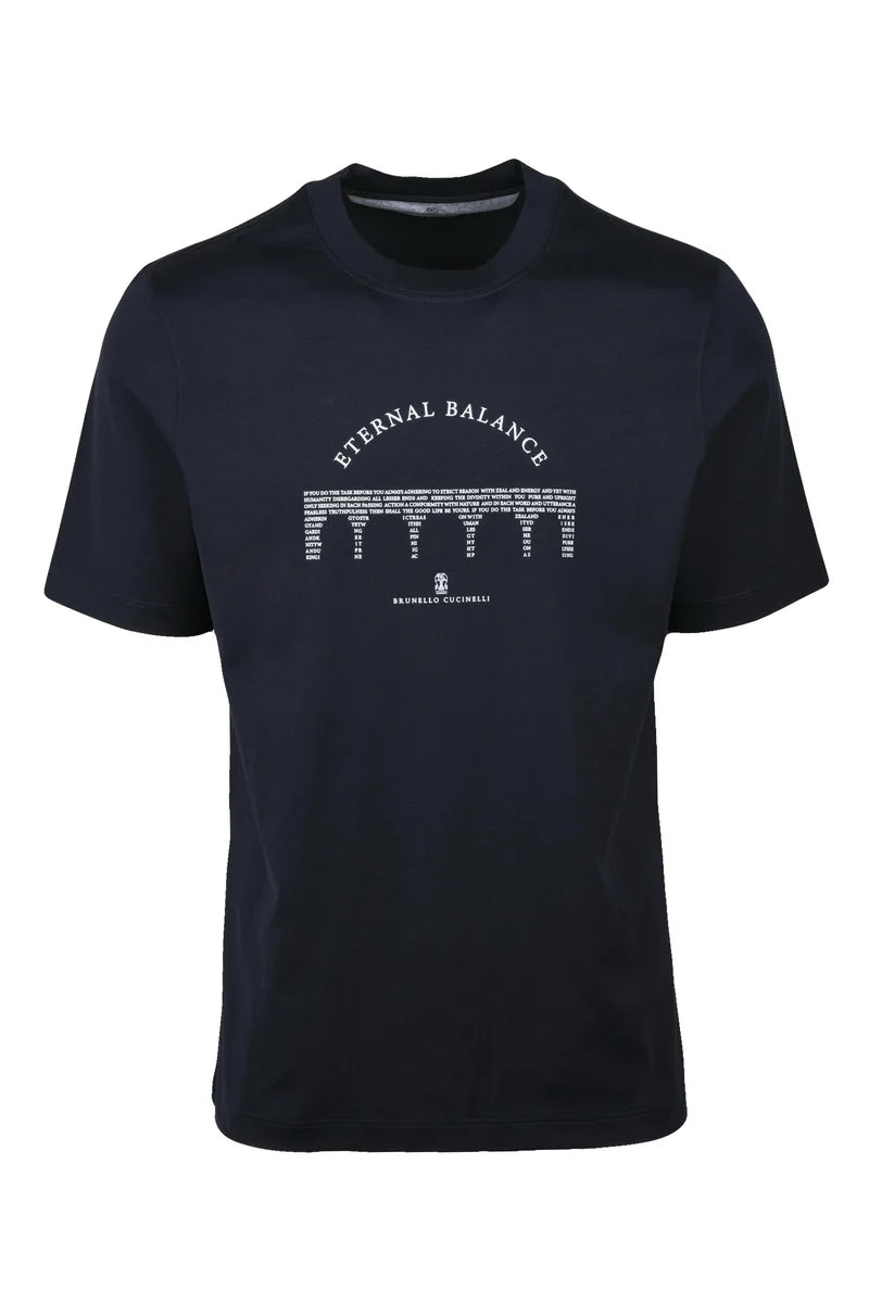 Cotton T-shirt - Blue