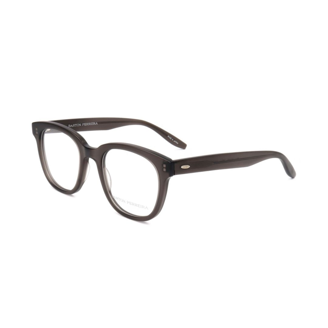 Bp5056 491kv Rounded Square Frame Eyeglasses with Sleek Metallic Accents