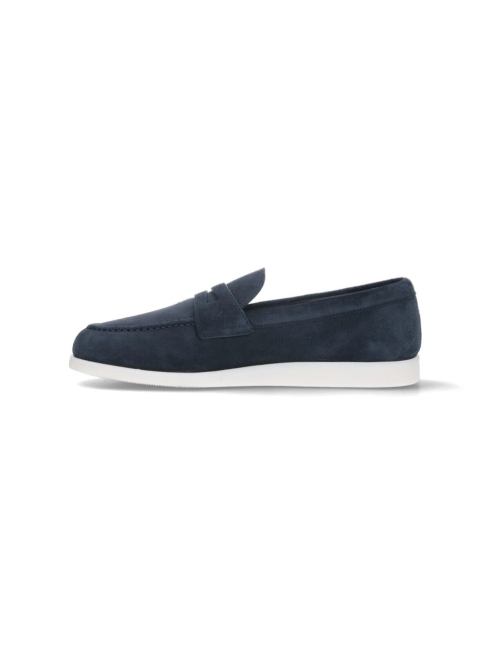Suede Loafers – Navy