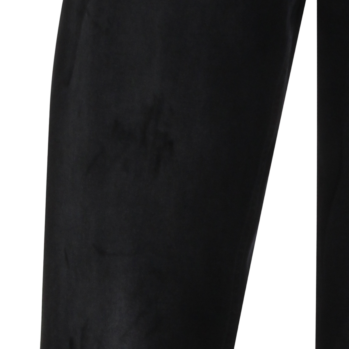Straight-Leg Black Denim Jeans