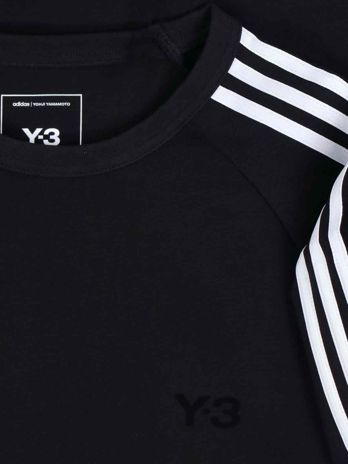 Logo T-Shirt, In Black Fabric, Crew Neck