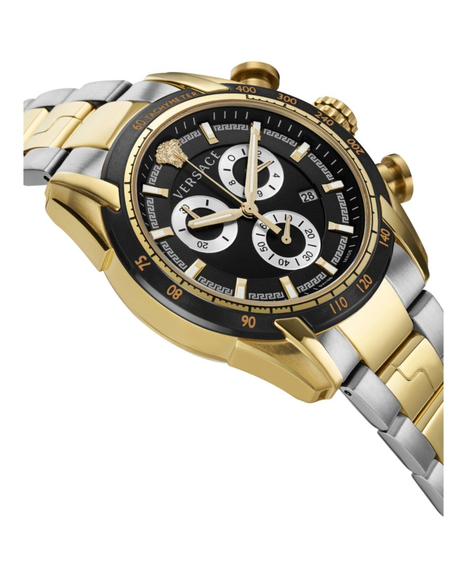V-Ray Chronograph Watch With Two-Tone Case