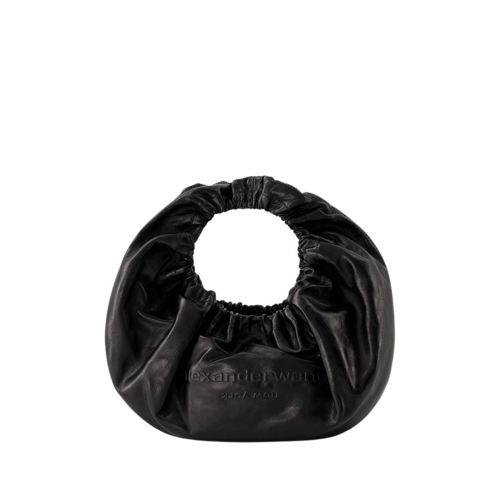 Crescent Small Purse - Leather - Black