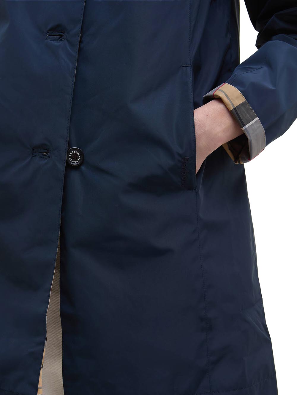 Babbity Showerproof Coat with Classic Button-Up Design