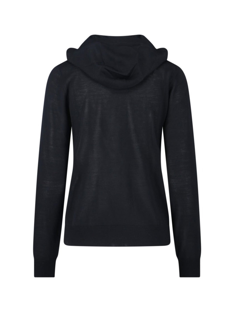 Relaxed Fit Black Sweater